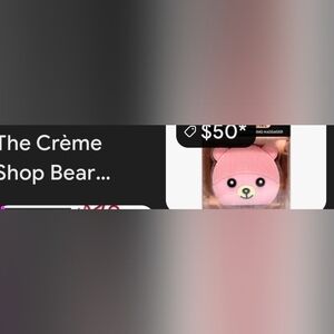 Korean skincare TheCrème Shop Bear Essential Facial Cleansing & Firming Massager